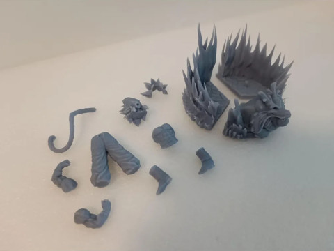 Goku SS4 Statue 3D 打印模型