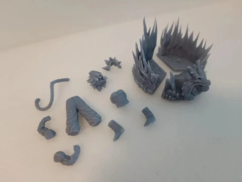 Goku SS4 Statue 3D Print Model