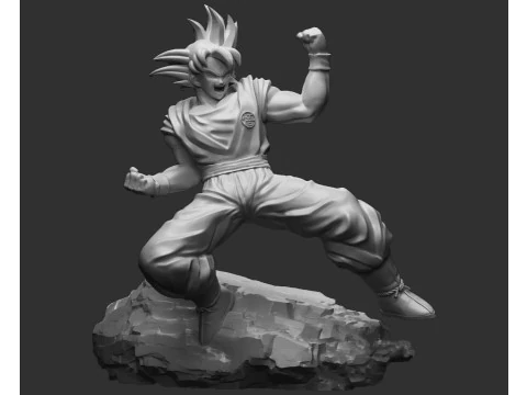 Goku Dragon Ball Modelo de Impressão 3D