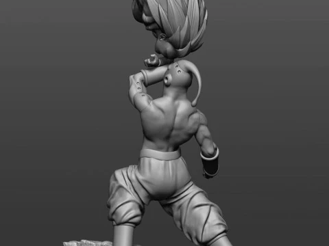 Gotenks vs Super Buu 3D Print Model