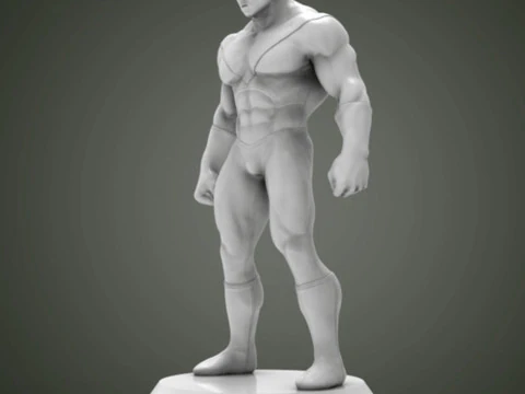 Jiren Figurine 3D Print Model