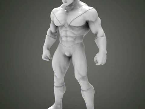 Jiren Figurine 3D Print Model