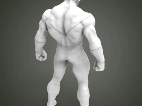 Jiren Figurine 3D Print Model