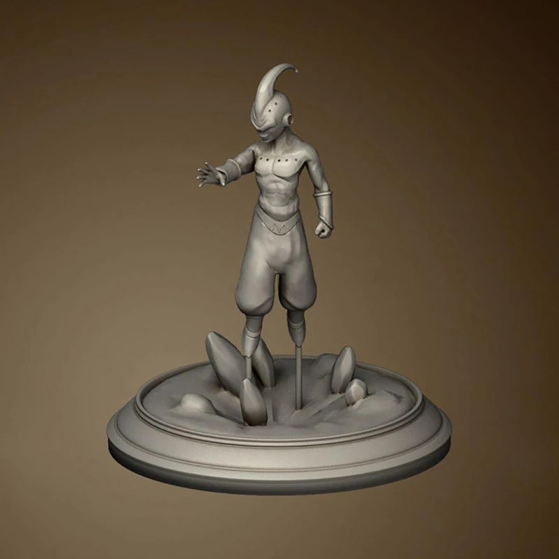 Kid Buu Figurine 3D Print Model .c4d .max .obj .3ds .fbx .stl .blend