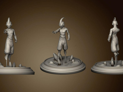 Kid Buu Figurine 3D Принт Модель