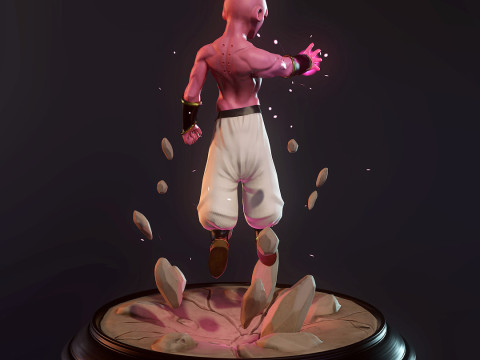 Kid Buu Figurine 3D Принт Модель