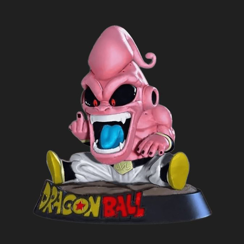 魔人ブウドラゴンボール 3Dプリントモデル .c4d .max .obj .3ds .fbx .stl .blend