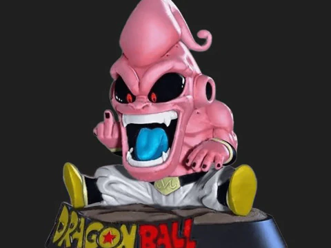 Majin Boo Dragon Topu 3D Baskı Modeli