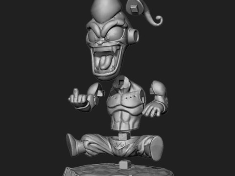 魔人ブウドラゴンボール 3Dプリントモデル