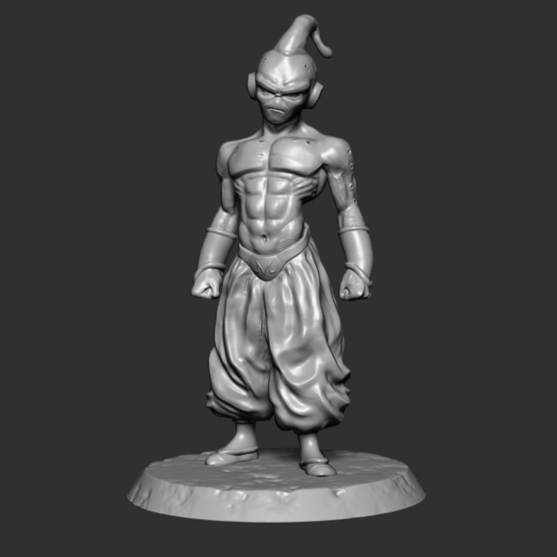 Маджин Буу Кид 3D Принт Модель .c4d .max .obj .3ds .fbx .stl .blend