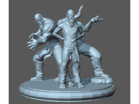 Mestre Kame Dragon Ball Modelo de Impressão 3D