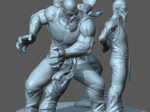 Mestre Kame Dragon Ball Modelo de Impressão 3D