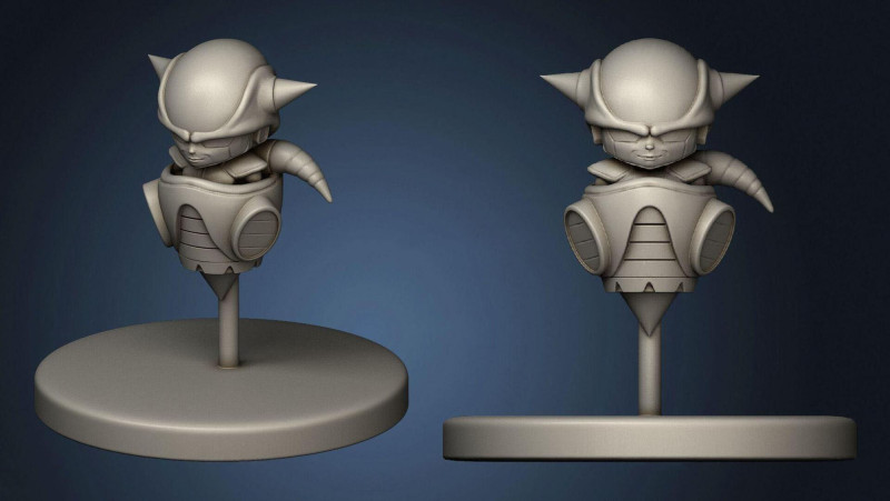 Baby Frieza Figurine Modelo de impresión 3D .c4d .max .obj .3ds .fbx .stl .blend