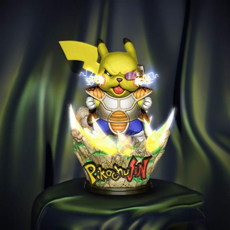 PikachuJin Statue 3D Druckmodell .c4d .max .obj .3ds .fbx .stl .blend 