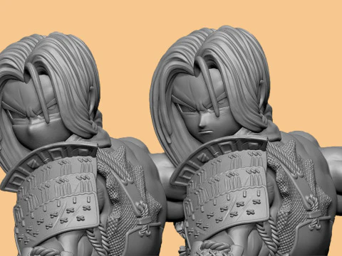 Xogum Trunks Modelo de Impressão 3D
