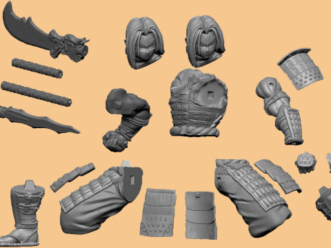 Trunks Shogun 3D Druckmodell