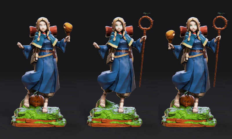 Marcille Donato - Dungeon Meshi 3D Print Model .c4d .max .obj .3ds .fbx .stl .blend 