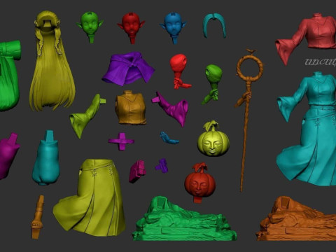 मार्सिले डोनाटो - डंगऑन मेशी 3D प्रिंट मॉडल