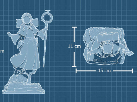 मार्सिले डोनाटो - डंगऑन मेशी 3D प्रिंट मॉडल