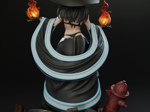 Maki Oze Fire Force 3D Print Model