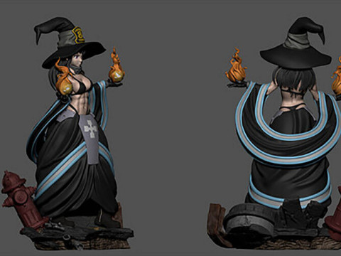 Maki Oze Fire Force 3D Print Model