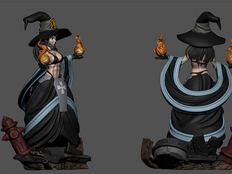 Maki Oze Fire Force 3D Print Model
