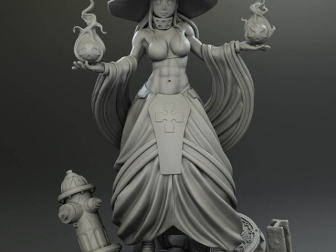 Maki Oze Fire Force 3D Print Model