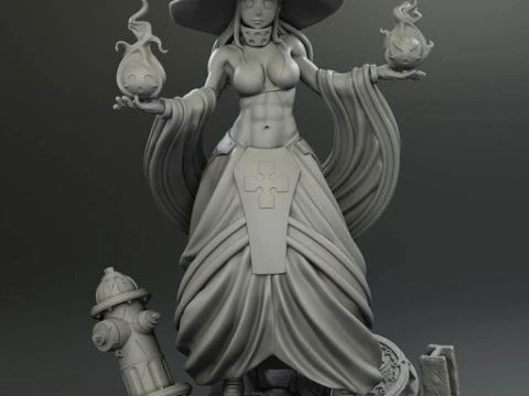 Maki Oze Fire Force 3D Print Model