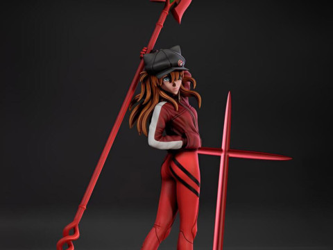 Аска Лэнгли 3D Принт Модель