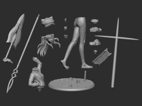 Asuka Langley 3D Print Model