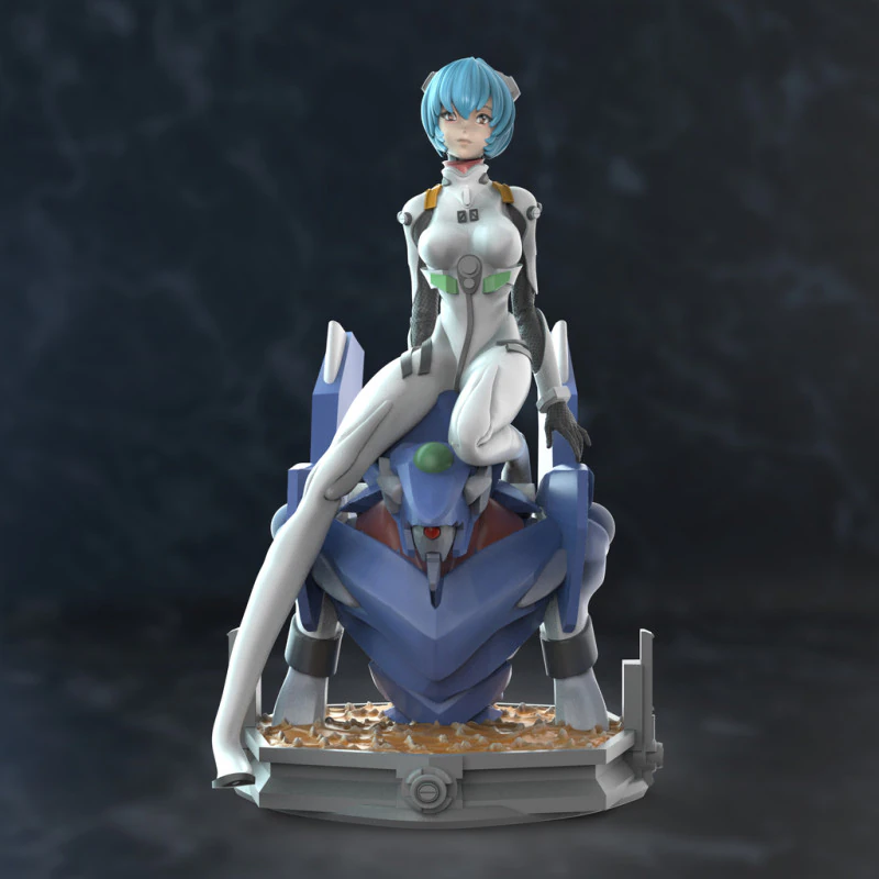 Rei Ayanami Evangelion 3D Print Model .c4d .max .obj .3ds .fbx .stl .blend