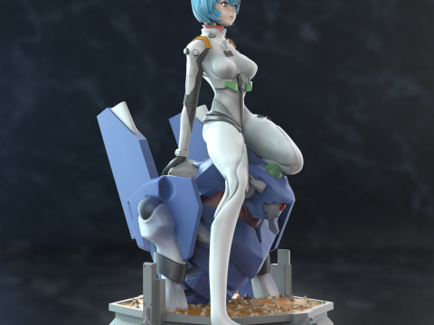 Rei Ayanami Evangelion 3D Print Model