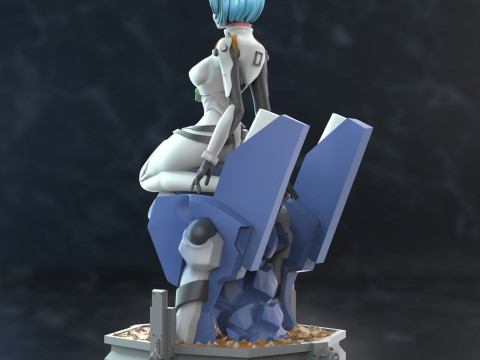 Rei Ayanami Evangelion 3D Print Model