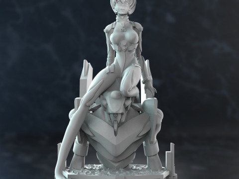 Rei Ayanami Evangelion 3D Print Model