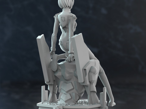 Rei Ayanami Evangelion 3D Print Model