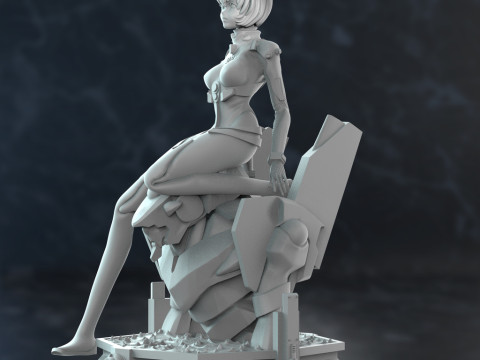 Rei Ayanami Evangelion 3D Print Model