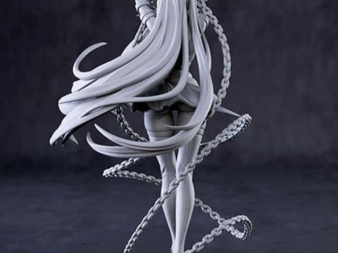 Medusa Rider 3D Print Model