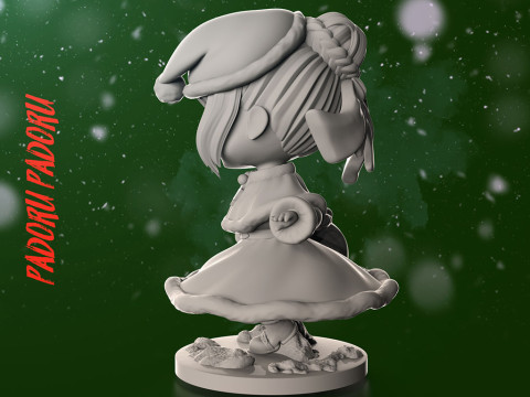 Chibi Padoru Padoru Model Cetak 3D