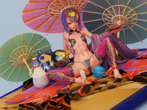 Shuten Douji Modelo de Impressão 3D
