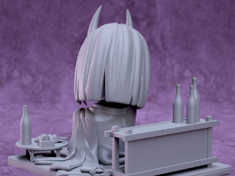 Shuten Douji Chibi 3D Print Model