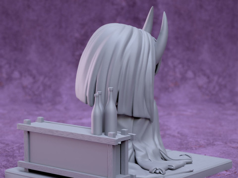 Shuten Douji Chibi 3D Print Model