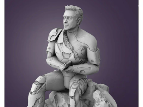 Homem de Ferro Maravilha Modelo de Impressão 3D