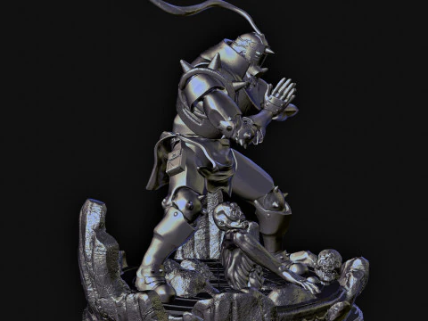 Alphonse Elric Fullmetal Alchemist 3D Print Model