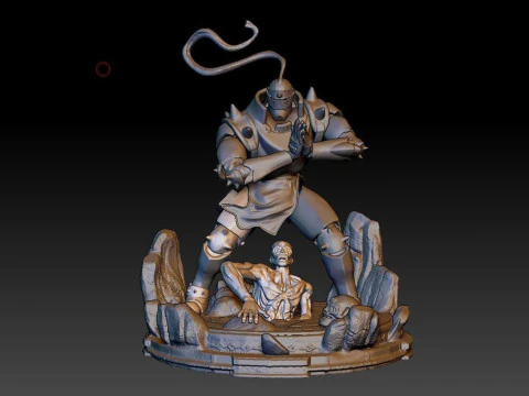 Alphonse Elric Fullmetal Alchemist 3D Print Model