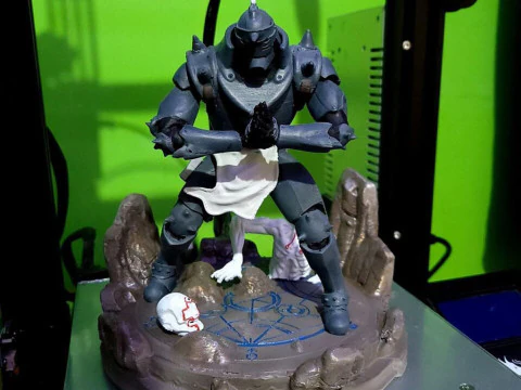 Alphonse Elric Fullmetal Alchemist 3D Print Model