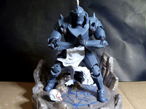 Alphonse Elric Fullmetal Alchemist 3D Print Model