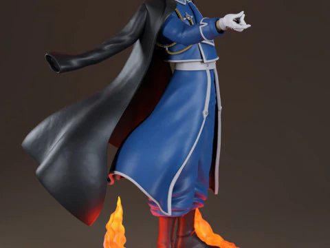 Roy Mustang - Fullmetal Alchemist 3D Print Model