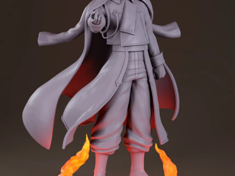 Roy Mustang - Fullmetal Alchemist 3D Print Model