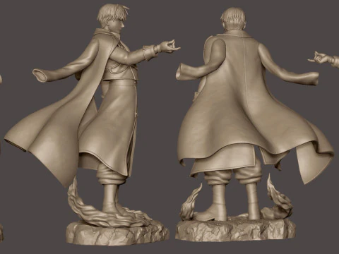 Roy Mustang - Fullmetal Alchemist 3D Print Model