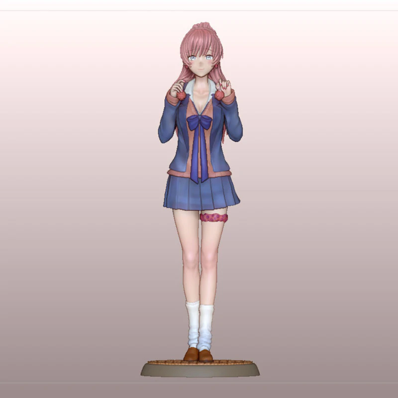 Akari Watanabe 3D Print Model .c4d .max .obj .3ds .fbx .stl .blend 